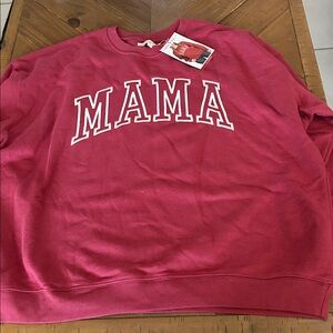 State of Mind Burgundy 'MAMA' Sweatshirt